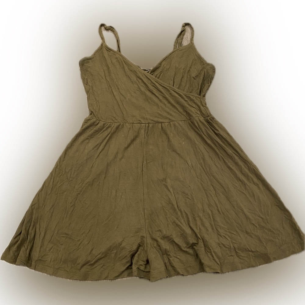 Khaki green romper